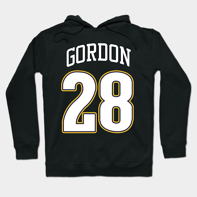 Melvin Gordon III Denver Bold Hoodie by Cabello's